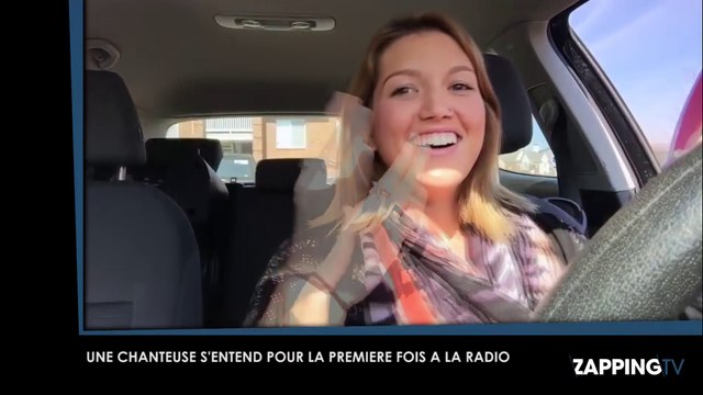 Une chanteuse s’entend pour la première fois à la radio, sa réaction est émouvante (Vidéo)