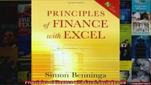 Principles of Finance with Excel Includes CD