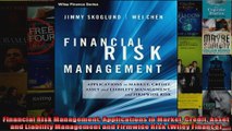 Financial Risk Management Applications in Market Credit Asset and Liability Management