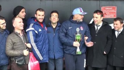 Trabzonspor Yağmur Altında Çalıştı