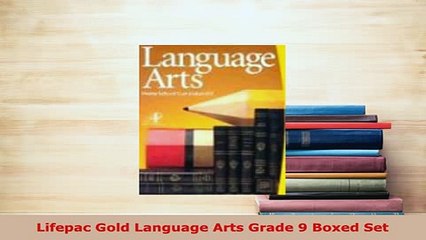 Download  Lifepac Gold Language Arts Grade 9 Boxed Set Download Online