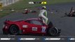 Une Ferrari 458 GT3 s'explose contre un mur en pleine course sur le circuit de Nogaro