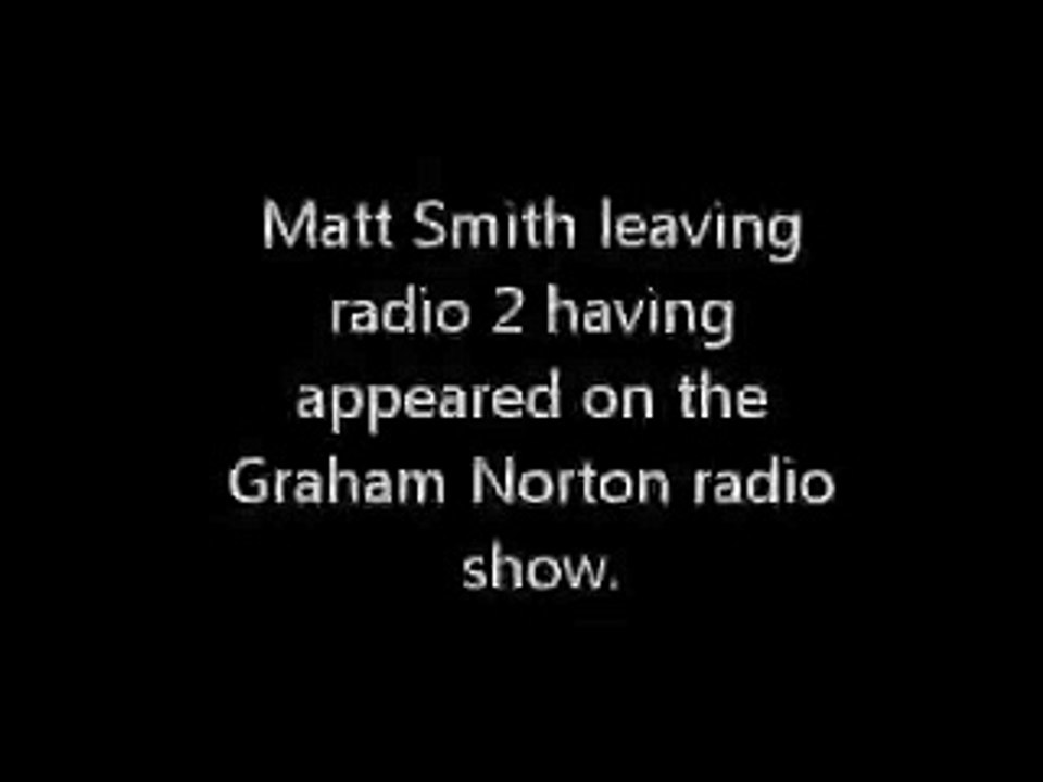 Matt Smith signing for fans at radio 2