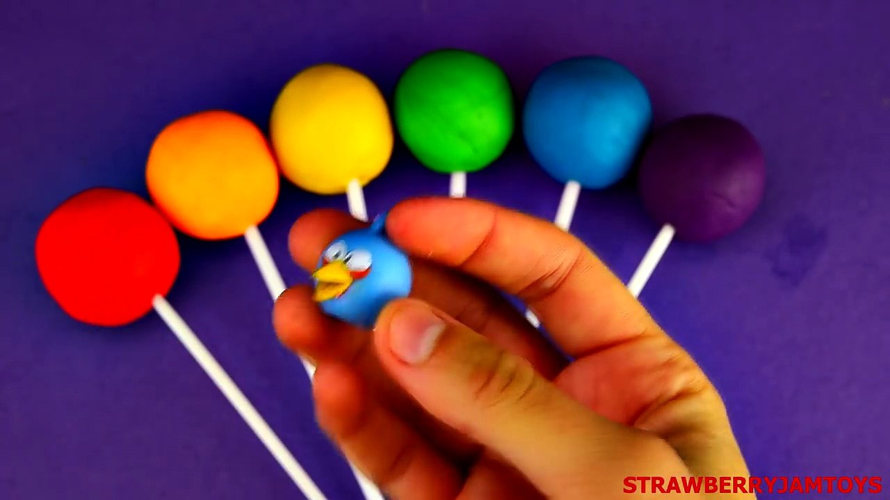 Spiderman Play Doh Shopkins Cars 2 Frozen Angry Birds Smurfs Surprise Eggs by StrawberryJamToys