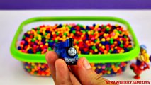 Spiderman Play Doh Shopkins Frozen Lego Rainbow Dippin Dots Surprise Eggs by StrawberryJamToys