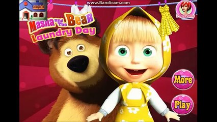 Маша и Медведь Стирка. Игра мультик. Masha and Bear Wash.Kids