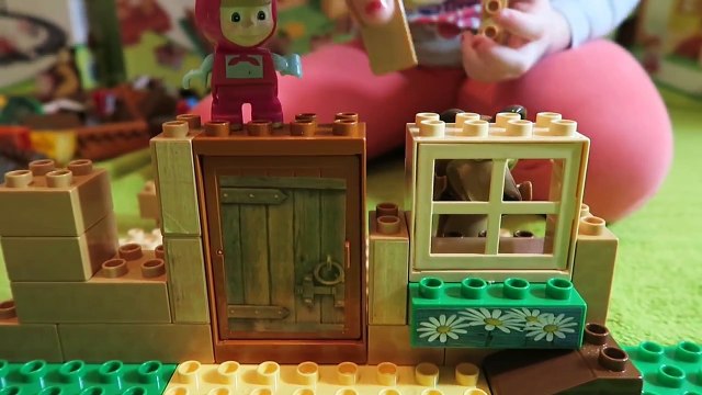 ❤Видео для детей Маша и Медведь Дом Миши строим и