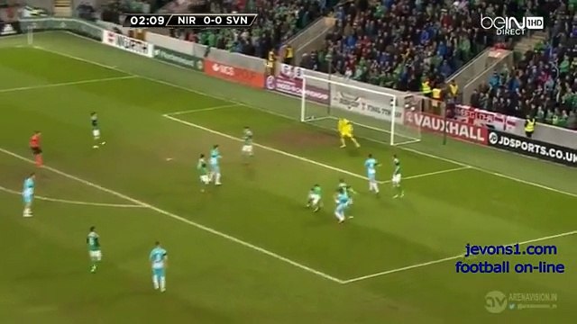 مشاهدة اهداف مباراة إيرلندا الشمالية 1-0 سلوفينيا مباراة ودية 28/03/2016 HD