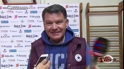 Ο Κούγιας για το Χανιά-Κασσιόπη 2015-16 (Tv thessalia)