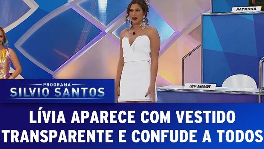 Lívia Andrade aparece de vestido `transparente` e confunde todo mundo -  Vídeo Dailymotion