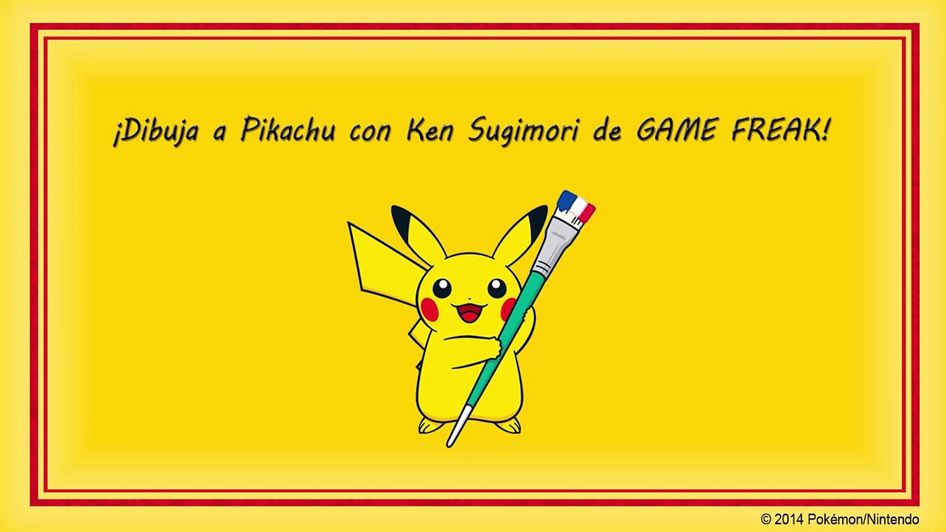 Como Dibujar A Pikachu Con El Director Artistico De Pokemon Ken Sugimori Dailymotion Video
