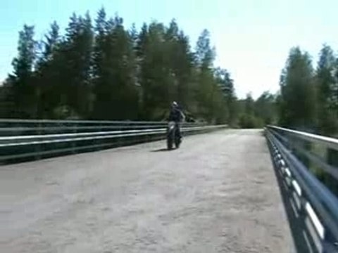 Stunt riding with Yamaha and Derbi