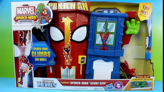 Playskool Heroes Electronic Spider-Man Stunt City Marvel Superhero Just4fun290