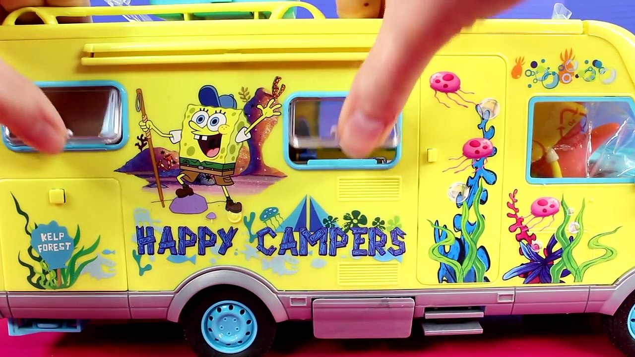 Nickelodeon SpongeBob Squarepants Camper Van Happy Campers Patrick Squidward