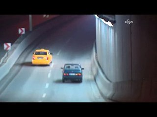 Alkollü sürücünün zor anları kamerada