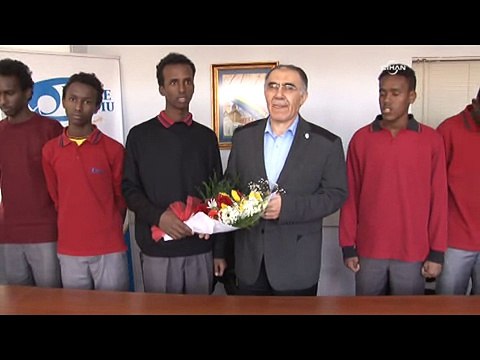 Kayseri'de eğitim gören Somalili öğrencilerden Kimse Yok Mu'ya teşekkür