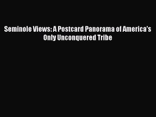 Read Seminole Views: A Postcard Panorama of America's Only Unconquered Tribe PDF Free