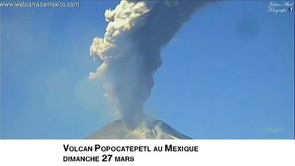 Mexique : le volcan Popocatepetl redouble d'activité