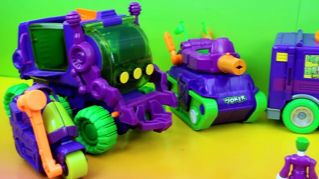 The Joker captures Batman in his Joker Plane Nightwing saves the day Imaginext !