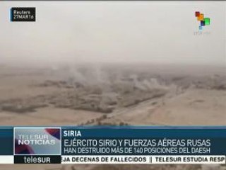 Siria y Rusia continúan con su avance por el desierto ante Daesh