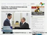 Bashar Al Assad agradece a Rusia su apoyo para recuperar Palmira