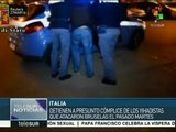 Detienen en Italia a presunto participante de atentados en Bélgica