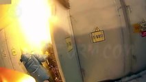 Explosion et incendie dans une centrale électrique russe . Flippant