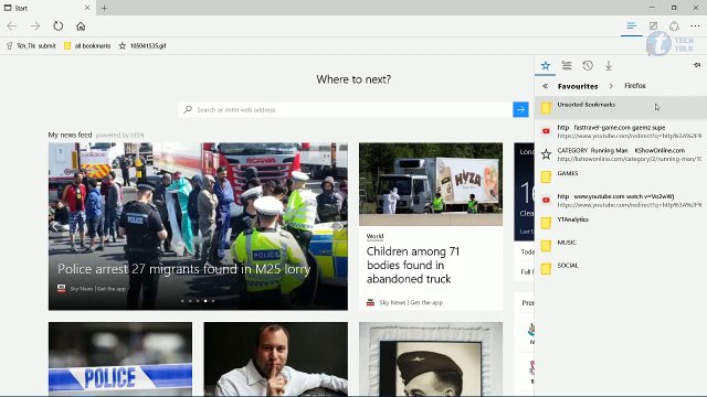 Importing Bookmarks From Firefox To Microsoft Edge? | Tech Talk Roundup: Windows 10