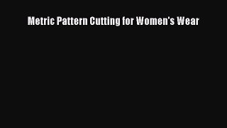 PDF Metric Pattern Cutting for Women's Wear Ebook