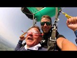 70-Year-Old Dad Takes Skydiving Adventure on Birthday