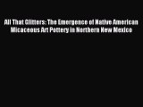 Read All That Glitters: The Emergence of Native American Micaceous Art Pottery in Northern