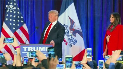 US election: Trump dealt blow by Cruz in Iowa vote - BBC News