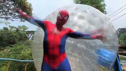 SPIDERMAN-vs-GIANT-BALL---Funny-Superhero-Movie-in-Real-Life