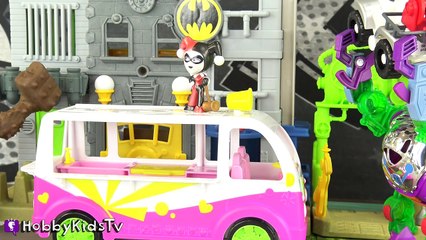 Imaginext SUPERMAN Jail! KRYPTONITE + Batman Robo Suit Battle Villains. Robin Helps HobbyKidsTv