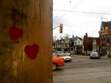 HiMY SYeD   All You Need Is Love, Hearts on Utility Poles, College Street, Parkdale, Toronto Ontario Canada, March 21 2011   000