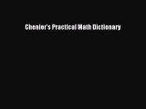 [Download PDF] Chenier's Practical Math Dictionary Ebook Free