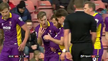 1-1 James Dayton Goal England Conference Premier - 28.03.2016, Wrexham FC 1-1 Cheltenham
