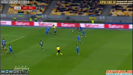Tom Lawrence Super Chance - Ukraine 0-0 Wales 28.03.2016
