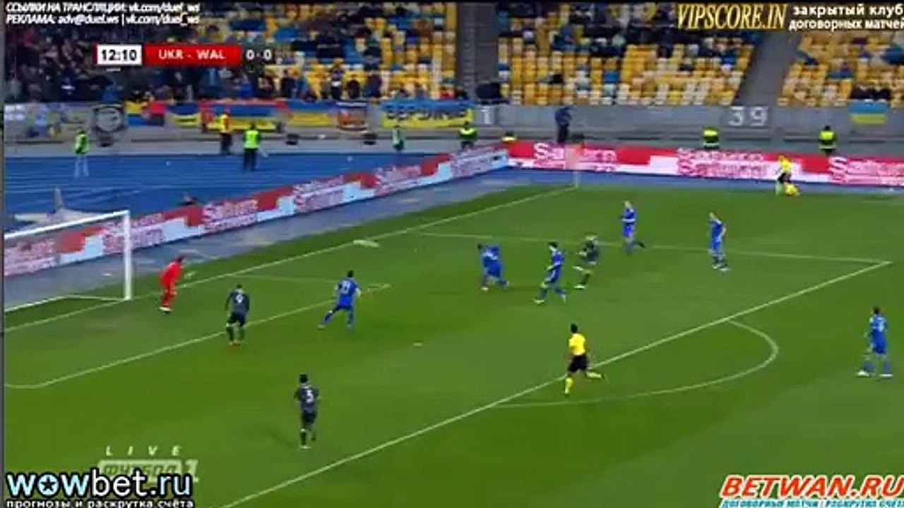 Yarmolenko Amazing Goal Ukraine vs Wales 1-0 (Friendly) 28/3/2016