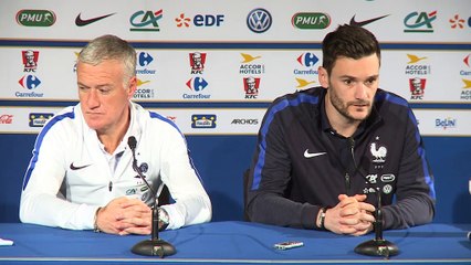 Bleus - Lloris ''Important de revenir au SDF''