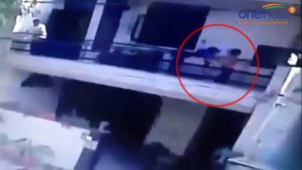 Delhi boy falls from balcony while playing Holi, watch video