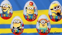 Kinder Surprise Minions Nursery Rhymes with Finger Family