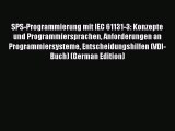 Download ‪SPS-Programmierung mit IEC 61131-3: Konzepte und Programmiersprachen Anforderungen