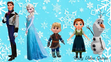 Disney Frozen Kids Music and Finger Family Song