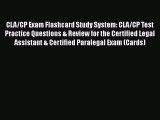 Download CLA/CP Exam Flashcard Study System: CLA/CP Test Practice Questions & Review for the