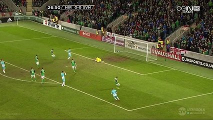 Josip Ilicic Super Chance - N.Ireland 0-0 Slovenia 28.03.2016