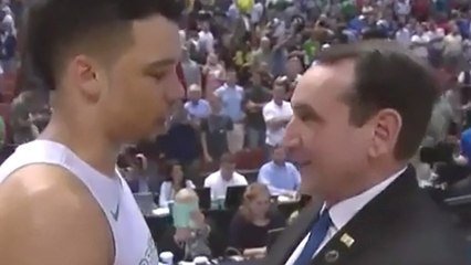 Coack K Lectures Oregon’s Dillon Brooks, Lies About It
