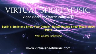 Irving Berlin Smile and Show Your Dimple - Easter Parade Collection Flute Sheet Music Video Score