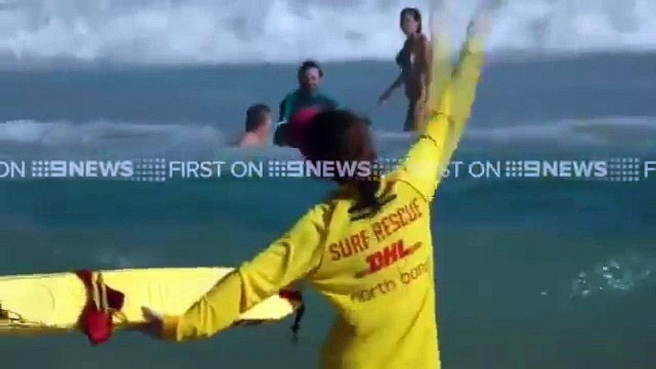 Hugh Jackman rescues son and other swimmers from drowning in a rip at Bondi Beach