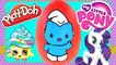 Transforming Smurf Minions Giant Surprise Egg - Play Doh - Shopkins, My Little Pony Toys